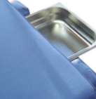 Vaschetta in acciaio inox da 4/9 litri per Lettino ginecologia